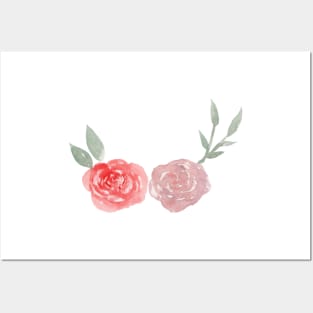 Floral watercolor Posters and Art